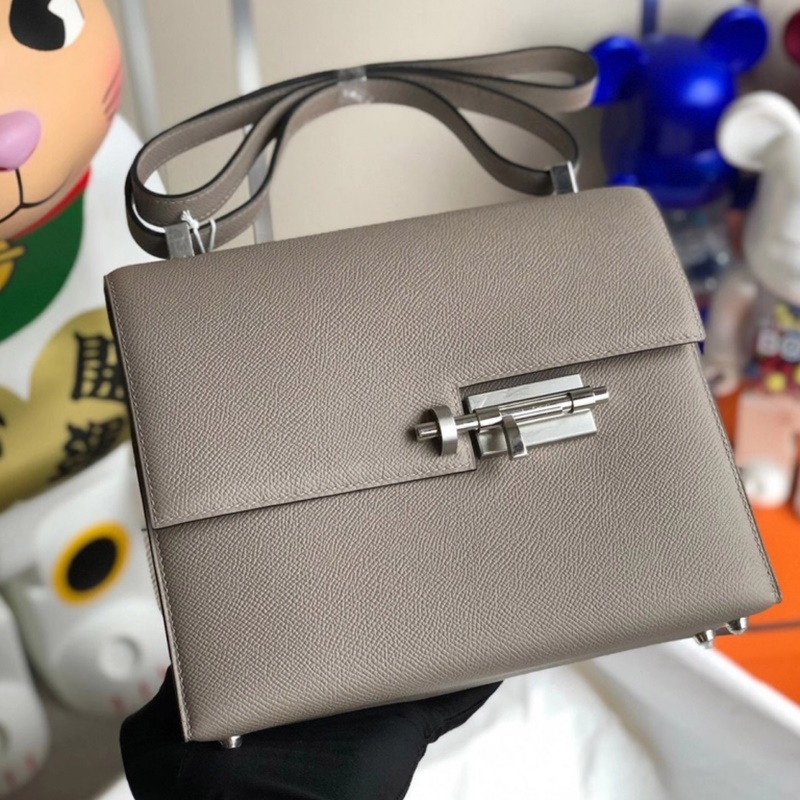 Hermes Verrou 21cm 37 Gold  Epsom-8713