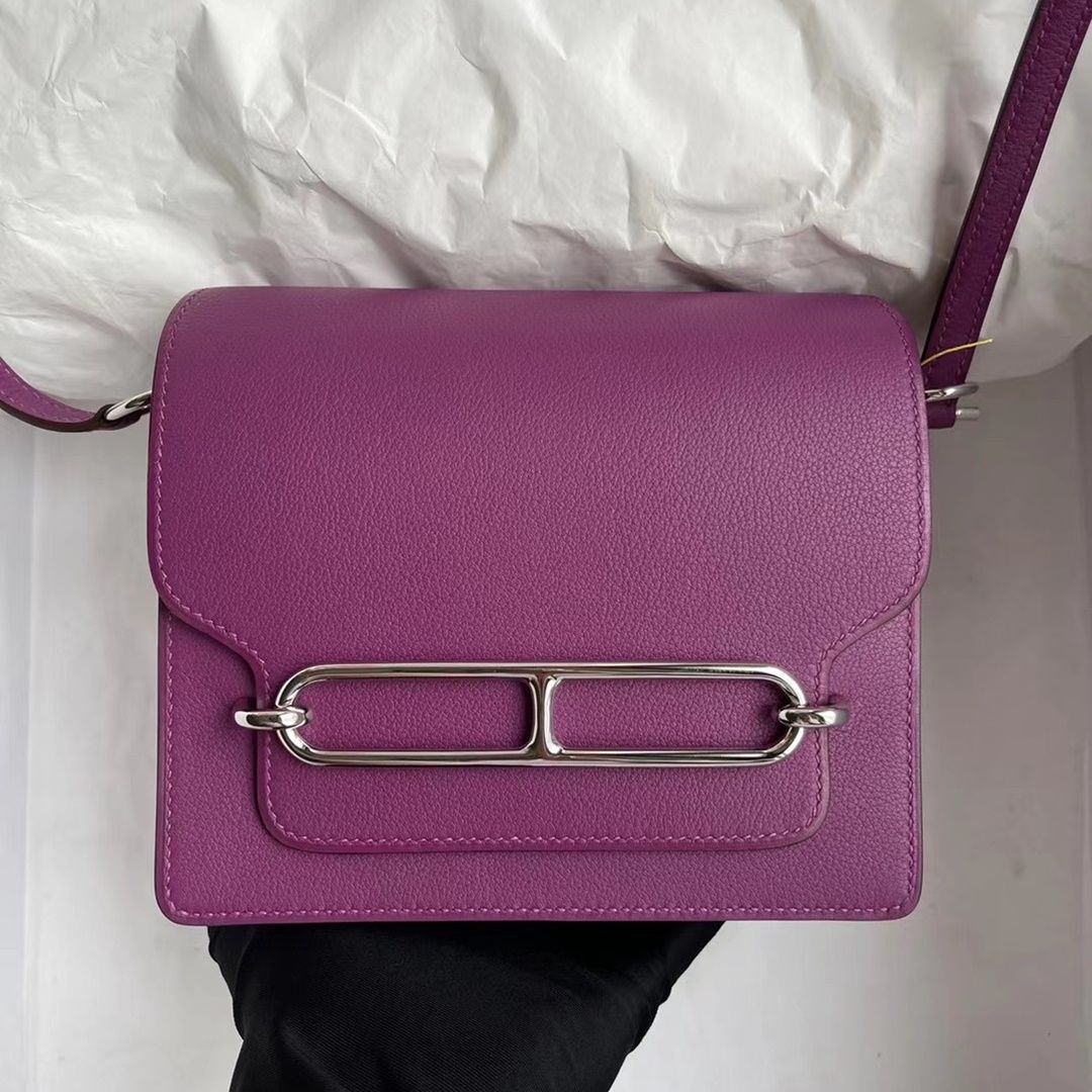Hermes Roulis Mini Evercolor 9D Jaune Amber-5579