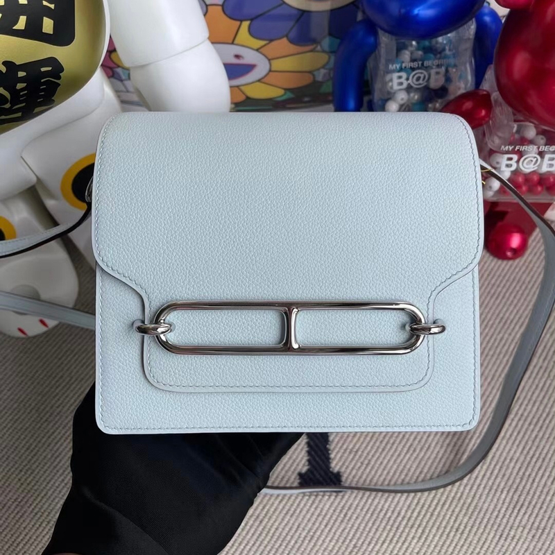Hermes Roulis Mini Evercolor 9D Jaune Amber-4826