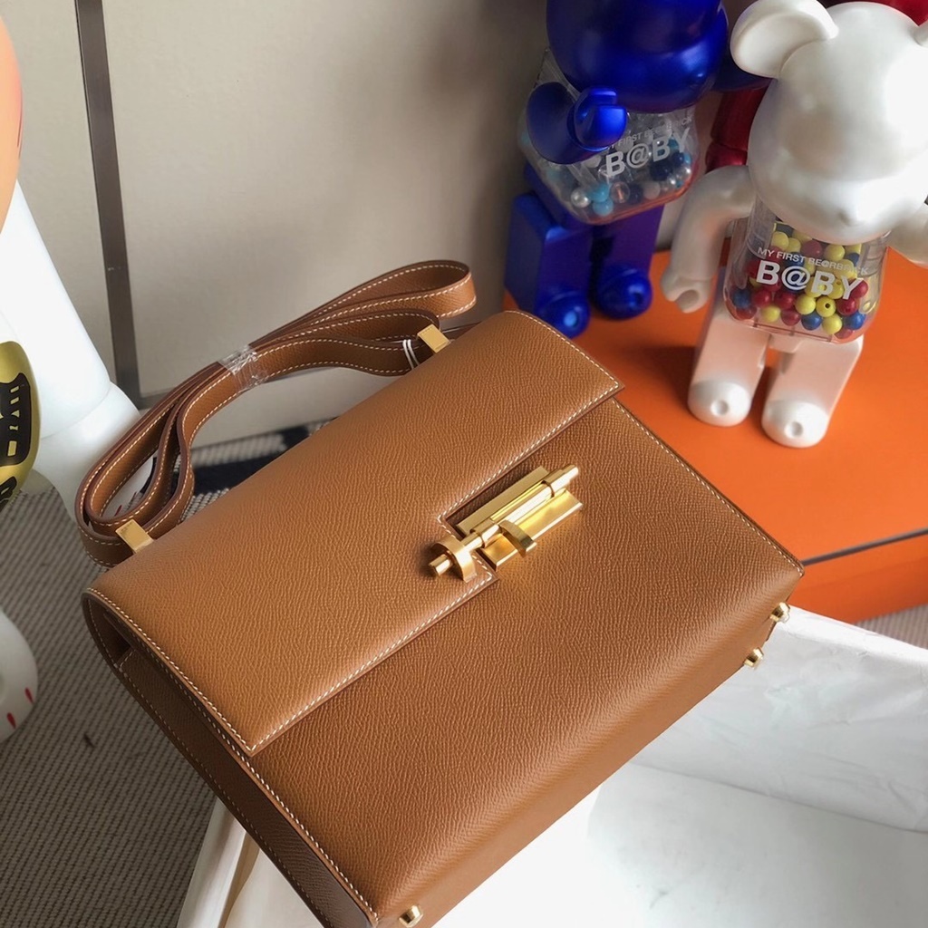 Hermes Verrou 21cm Box CK89 Noir PHW-8140-8395