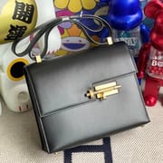 Hermes Verrou 17.5cm Chevre Mysore 8W Rose Azalée-5959