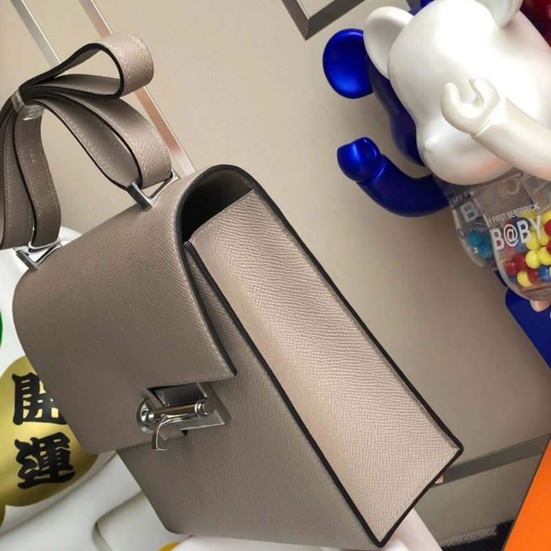 Hermes Verrou 21cm M8 Griss Asphalte Epsom Hermes Verrou 21cm M8 Griss Asphalte Epsom