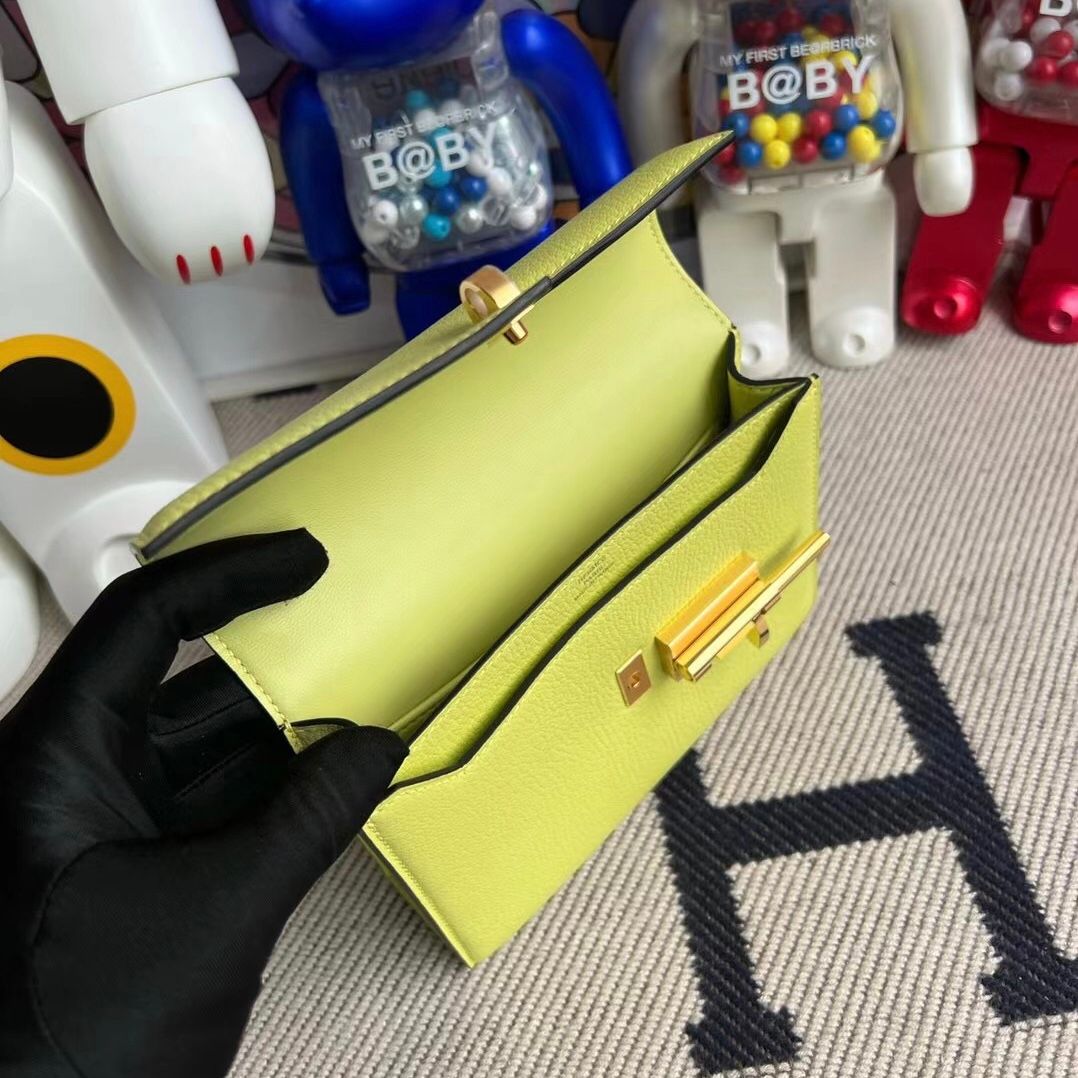 Verrou mini 18cm cherve 9o Jaune de naples GHW/PHW-4640