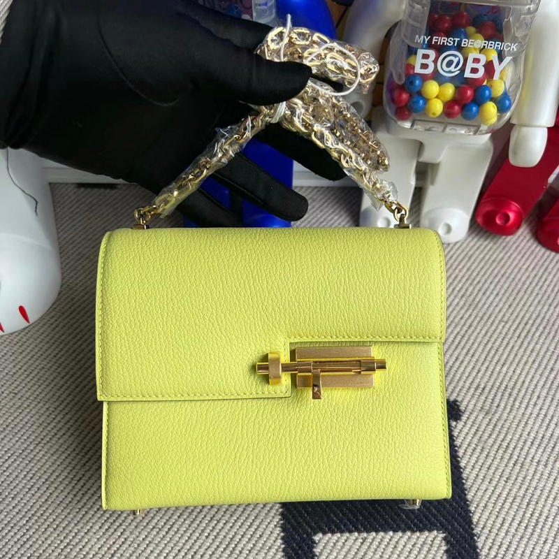 Verrou mini 18cm cherve 9o Jaune de naples GHW/PHW-4640