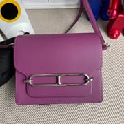 Hermes Roulis Mini Evercolor 9D Jaune Amber-5579
