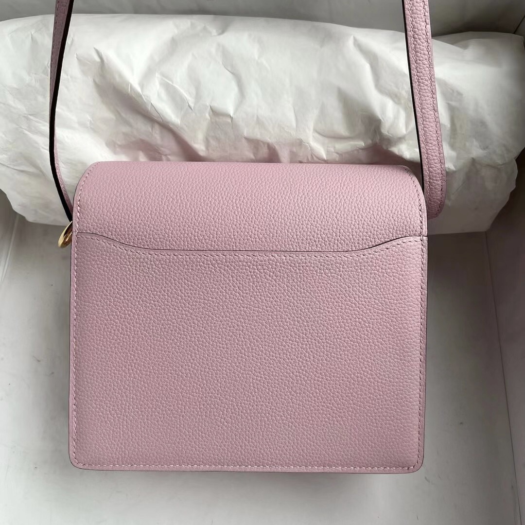 Hermes Roulis Mini 18cm Evercolor 3Q Rose Sakura Hermes Roulis Mini 18cm Evercolor 3Q Rose Sakura