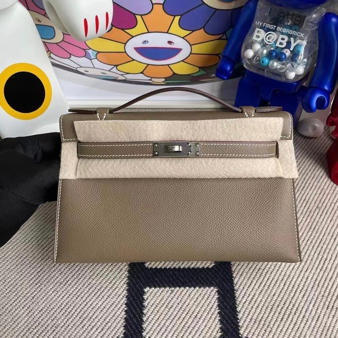 MiniKelly Pochette Epsom K1 Rouge Great-7495
