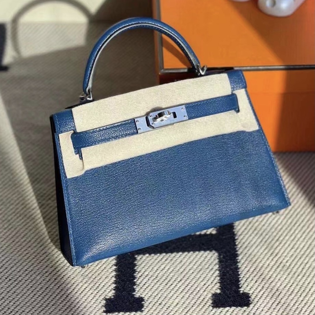 Hermes price kelly Mini II Chevre Mysore S4 Deep Blue L3 Rose Poupre Hermes price kelly Mini II Chevre Mysore S4 Deep Blue L3 Rose Poupre