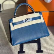 Hermes Kelly Mini Ⅱ 2代 19cm Epsom 5R Rose Shocking 荧光粉色 艳玫瑰色 金扣 全手工缝制蜜蜡线缝制