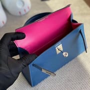 Hermes Kelly Mini Ⅱ 2代 19cm Epsom 5R Rose Shocking 荧光粉色 艳玫瑰色 金扣 全手工缝制蜜蜡线缝制