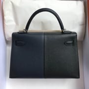 HERMES MINI KELLY II 20CM BAG CK18 ETOUPE EPSOM PHW