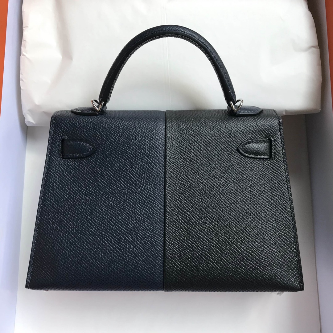HERMES MINI KELLY II 20CM BAG CK18 ETOUPE EPSOM PHW HERMES MINI KELLY II 20CM BAG CK18 ETOUPE EPSOM PHW