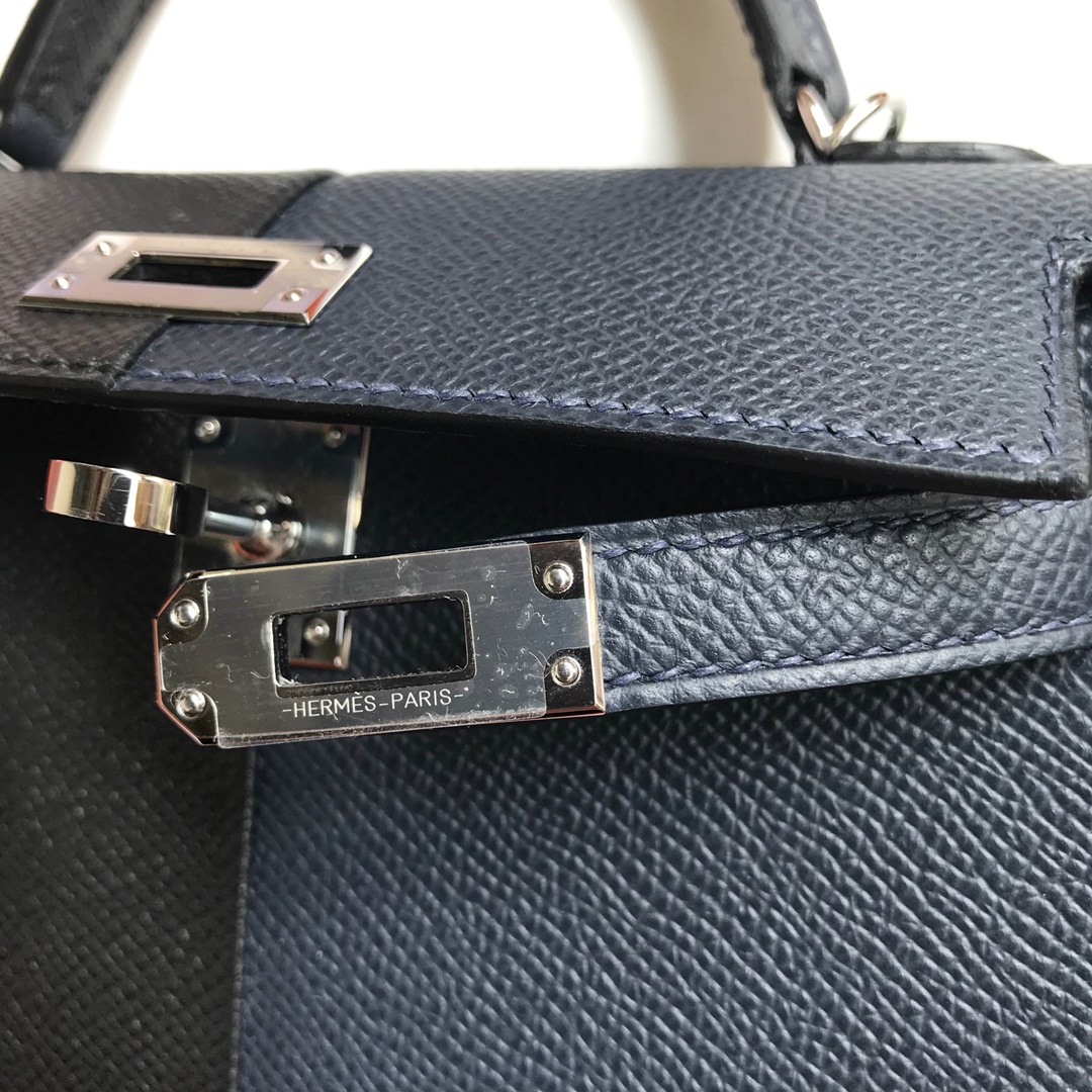 HERMES MINI KELLY II 20CM BAG CK18 ETOUPE EPSOM PHW HERMES MINI KELLY II 20CM BAG CK18 ETOUPE EPSOM PHW