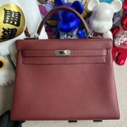 Hermes Kelly 32cm Togo CK37 Gold-5833-5837