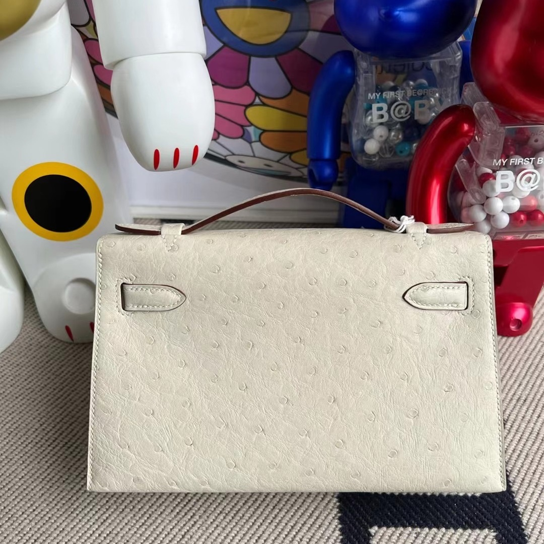 CK89 Noir Lizard Hermes MiniKelly Pochette 22cm-2627