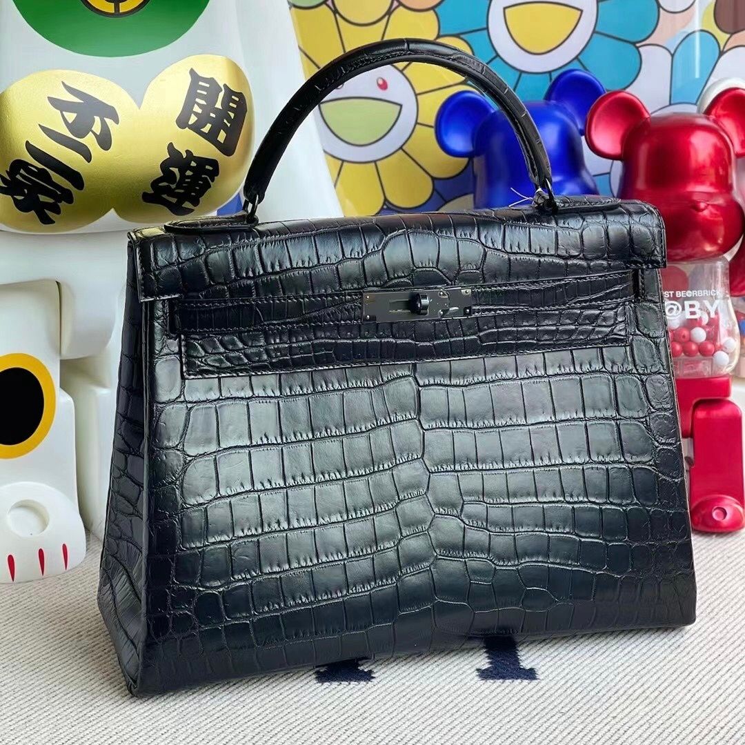 Hermes Kelly 32cm Togo Z6 Malachite GHW