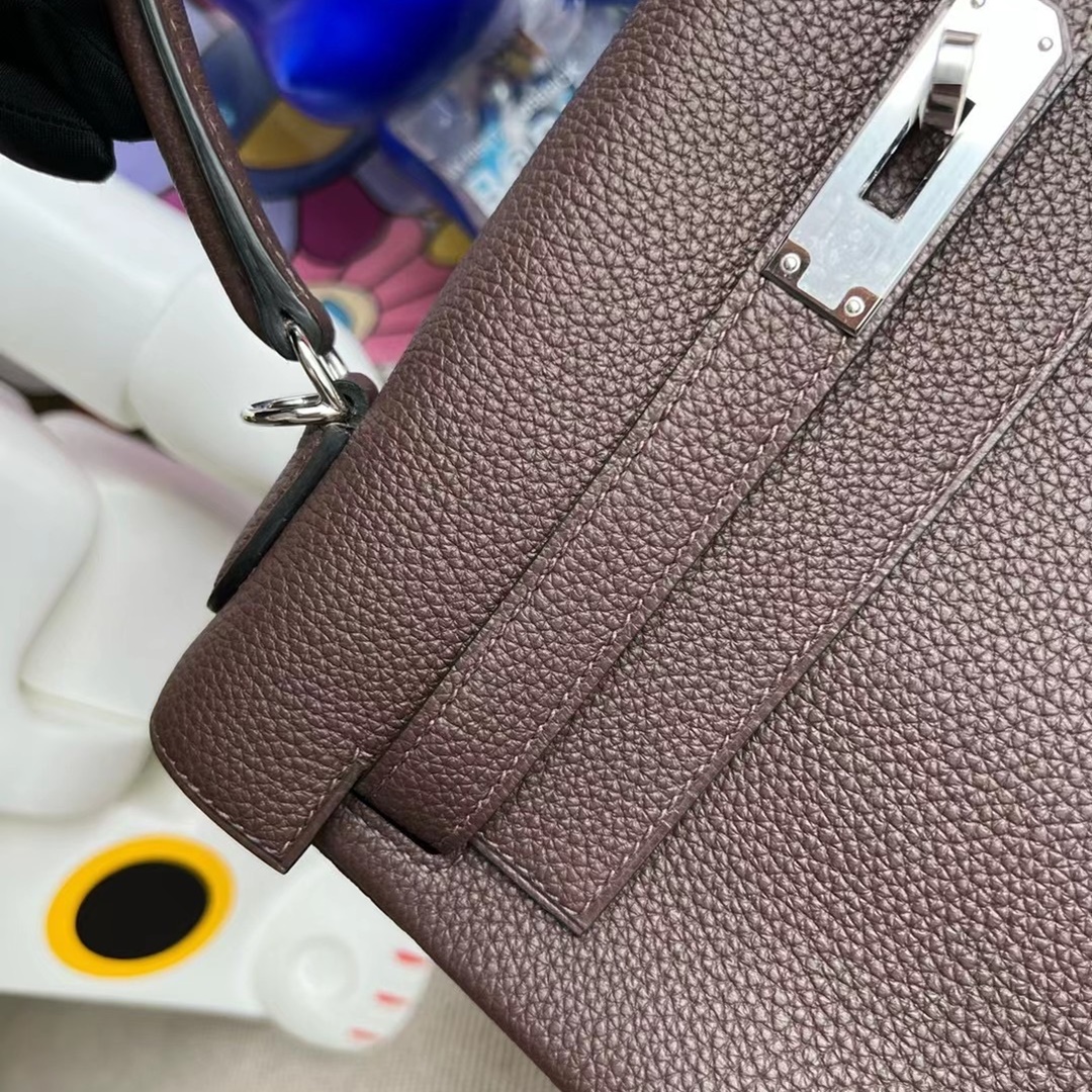 Hermès Kelly 32cm Togo 47 chocolate  PHW