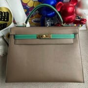 Hermes Kelly 32cm Togo CK37 Gold-5833-5839