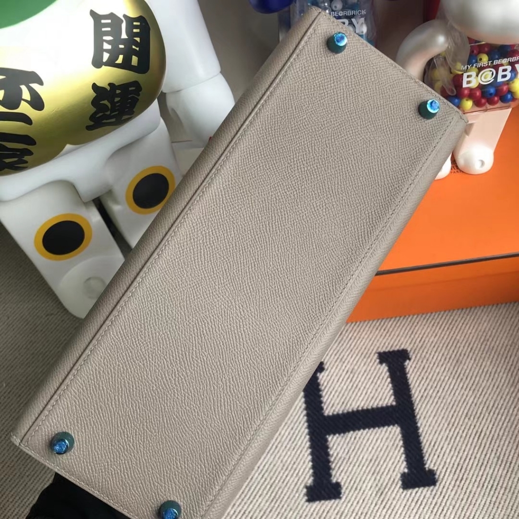 Hermes Kelly 28cm Epsom M8 Gris Asphalte Hermes Kelly 28cm Epsom M8 Gris Asphalte
