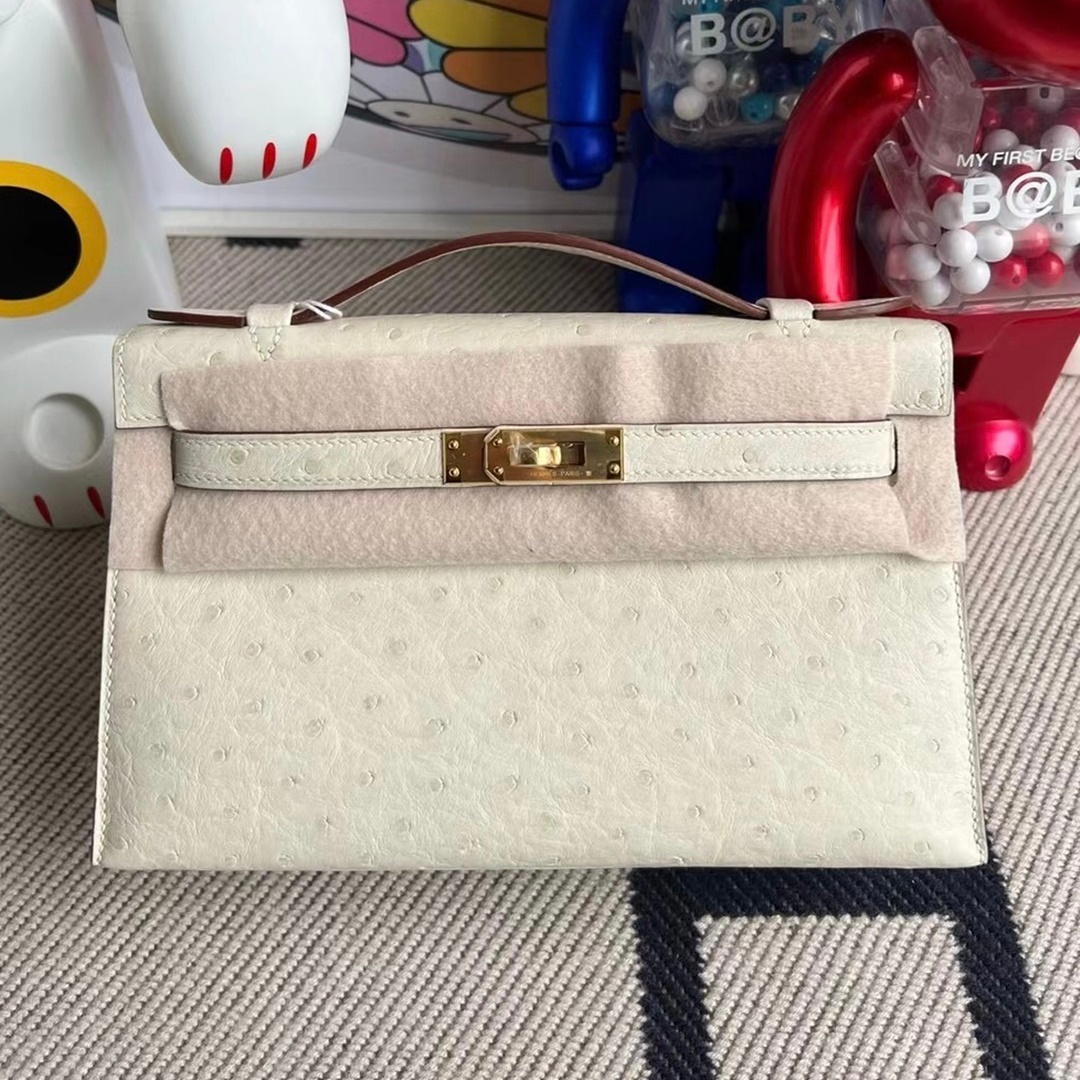 CK89 Noir Lizard Hermes MiniKelly Pochette 22cm-2627