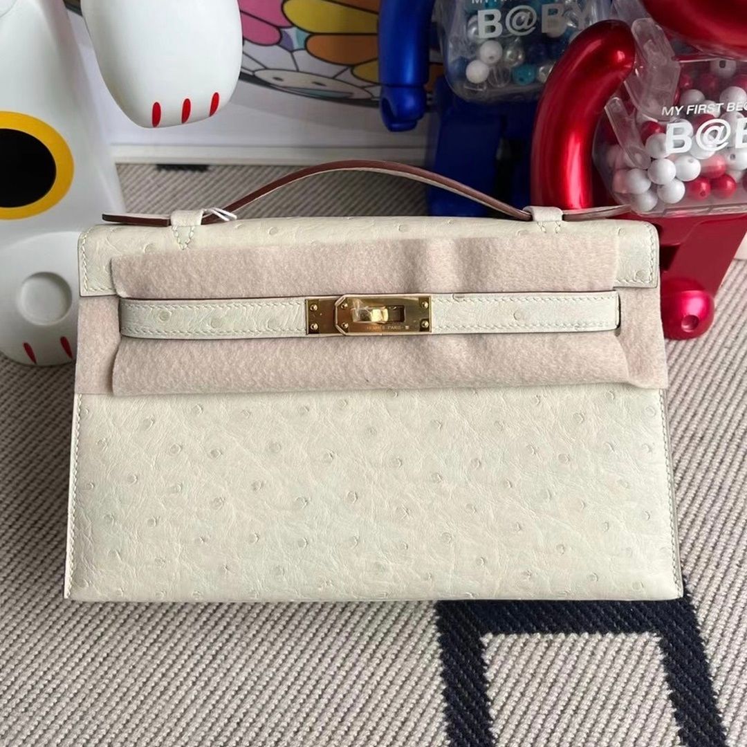 CK89 Noir Lizard Hermes MiniKelly Pochette 22cm-2627