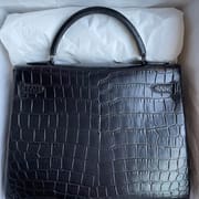 Hermes Kelly 32cm Togo Z6 Malachite GHW