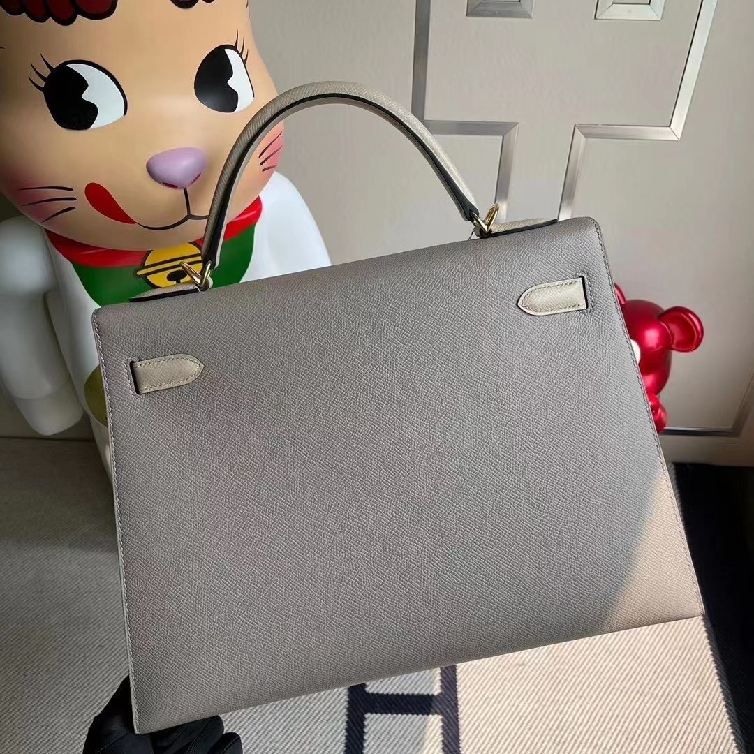 Hermes Kelly 32cm Togo CK37 Gold-3195