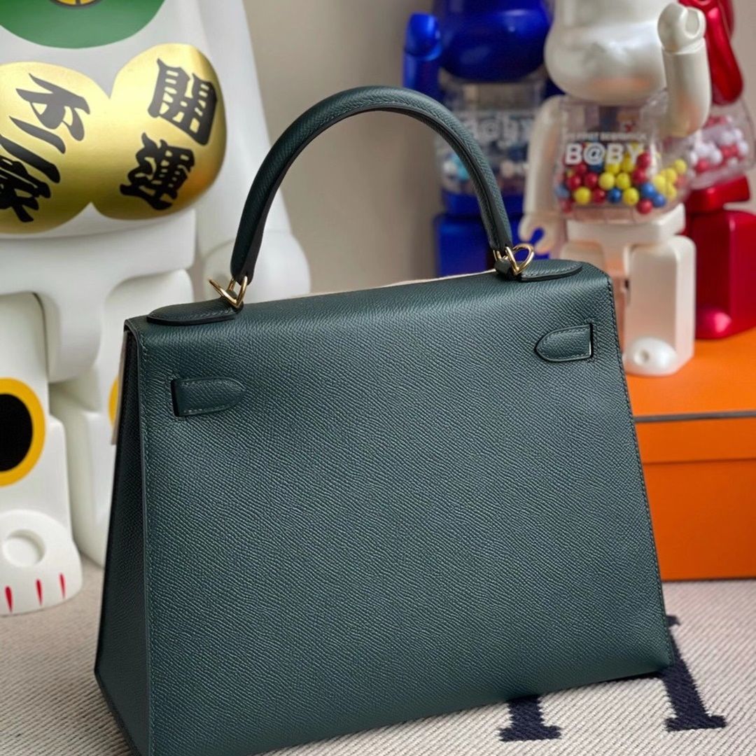 CK18 Etoupe Togo Hermes Kelly 28cm-7482