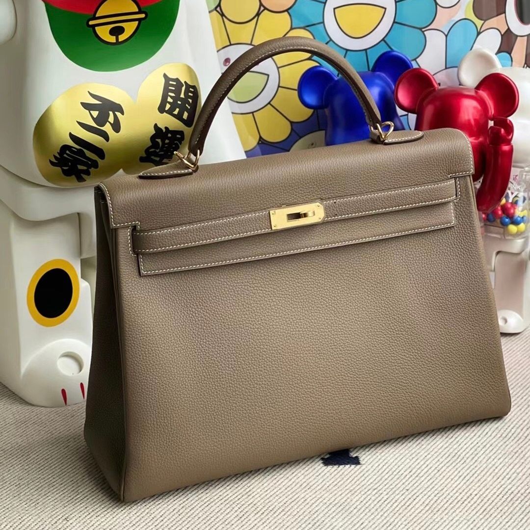 Hermes Kelly 35cm SO Black Box Retourne Black Hardware-4157