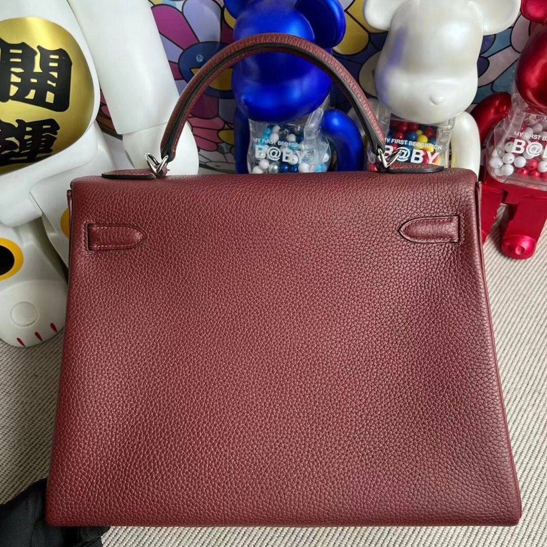Hermes Kelly 32cm Togo CK37 Gold-5833-5837