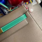 Hermes Kelly 32cm Togo CK37 Gold-5833-5839