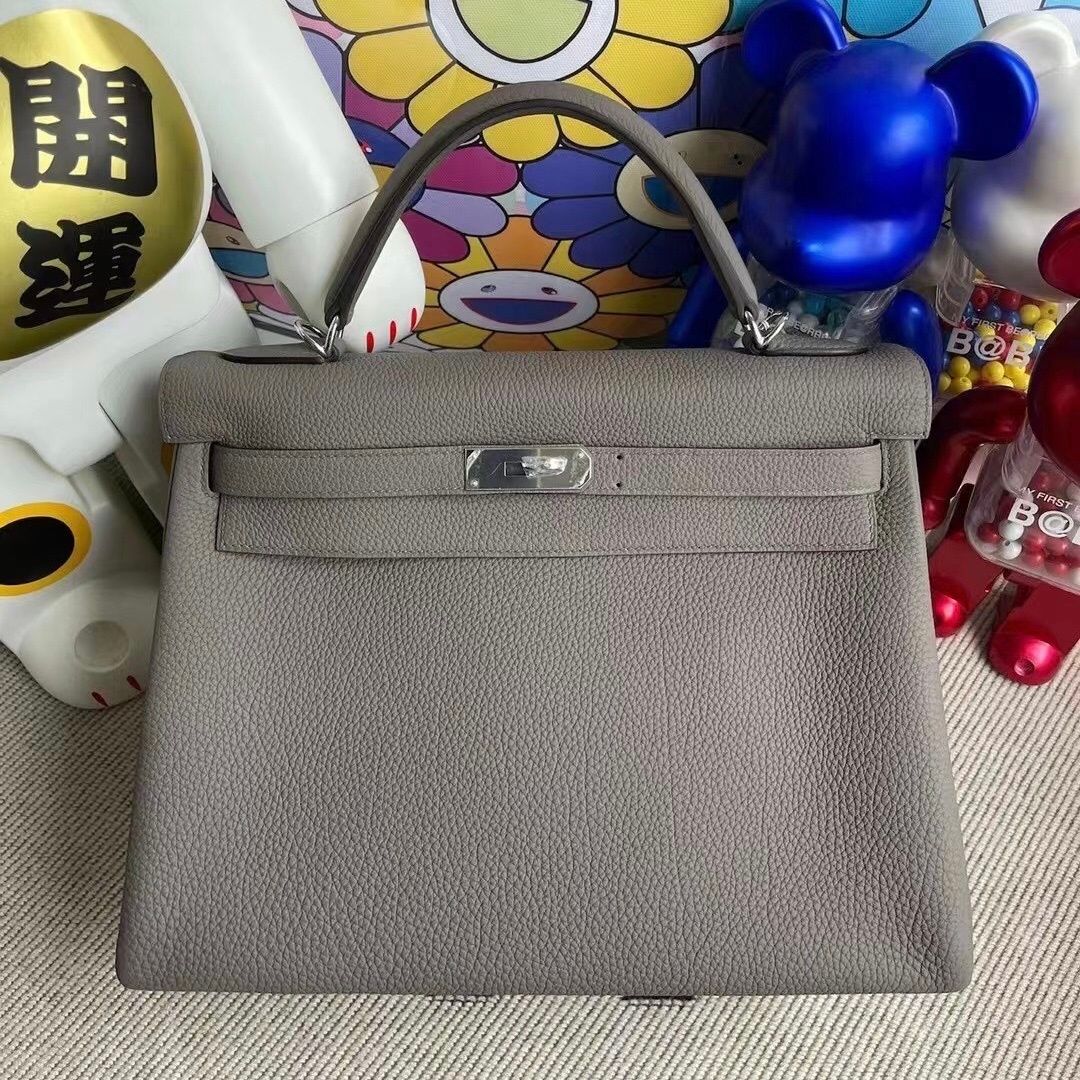 Hermes Kelly 32cm Togo CK37 Gold-8276-8279