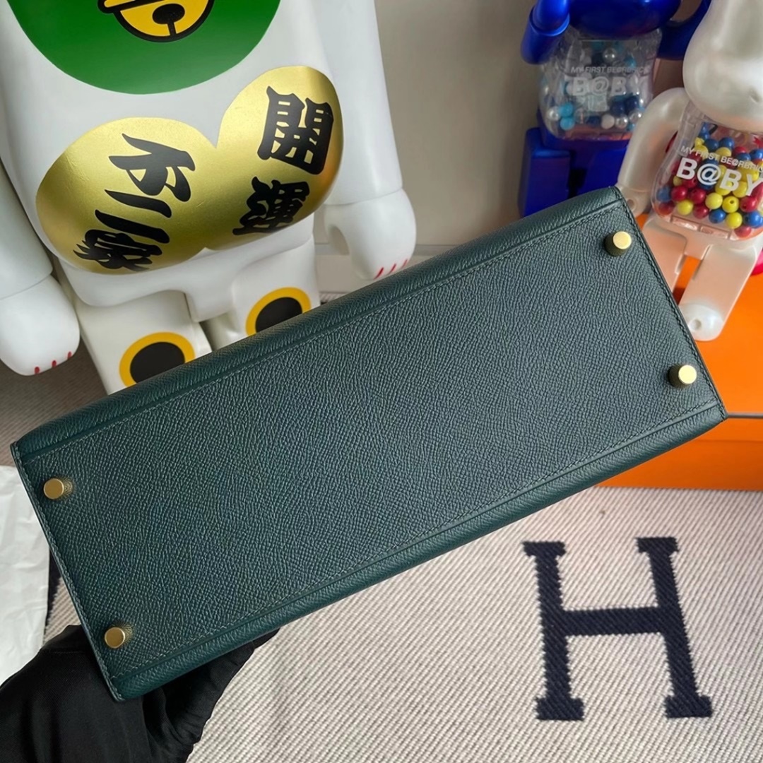 Hermes Kelly 28cm Epsom 6O Vert Cypres Hermes Kelly 28cm Epsom 6O Vert Cypres