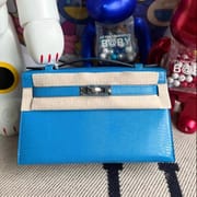 CK89 Noir Lizard Hermes MiniKelly Pochette 22cm-2120