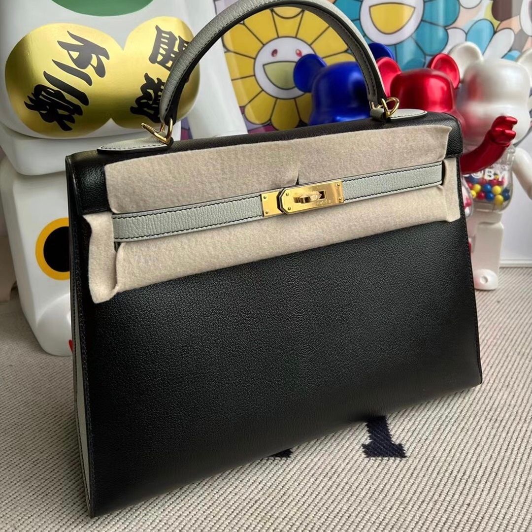 Hermes Kelly 32cm Togo CK37 Gold-8275