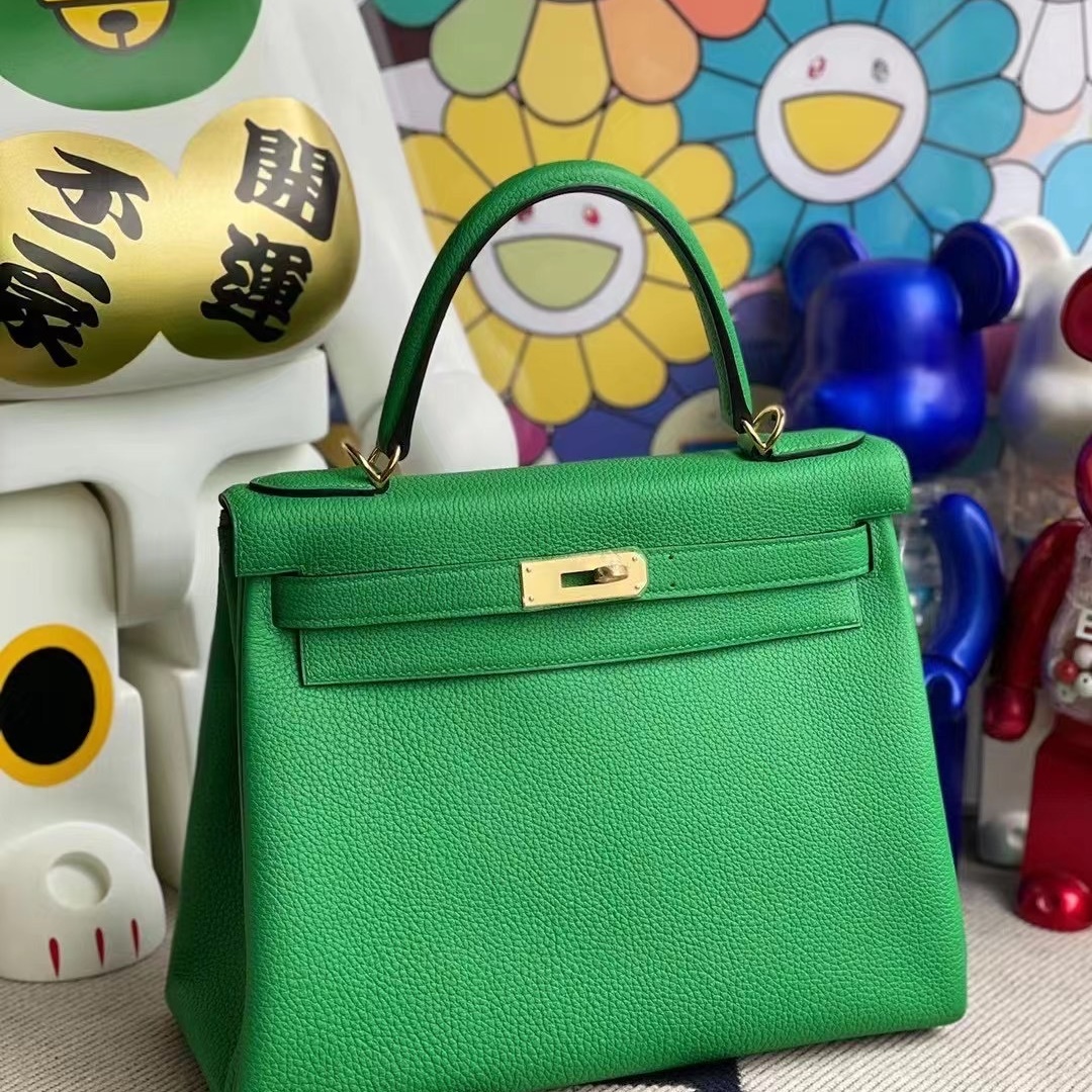 Hermes Kelly 28cm Togo 1K bambou