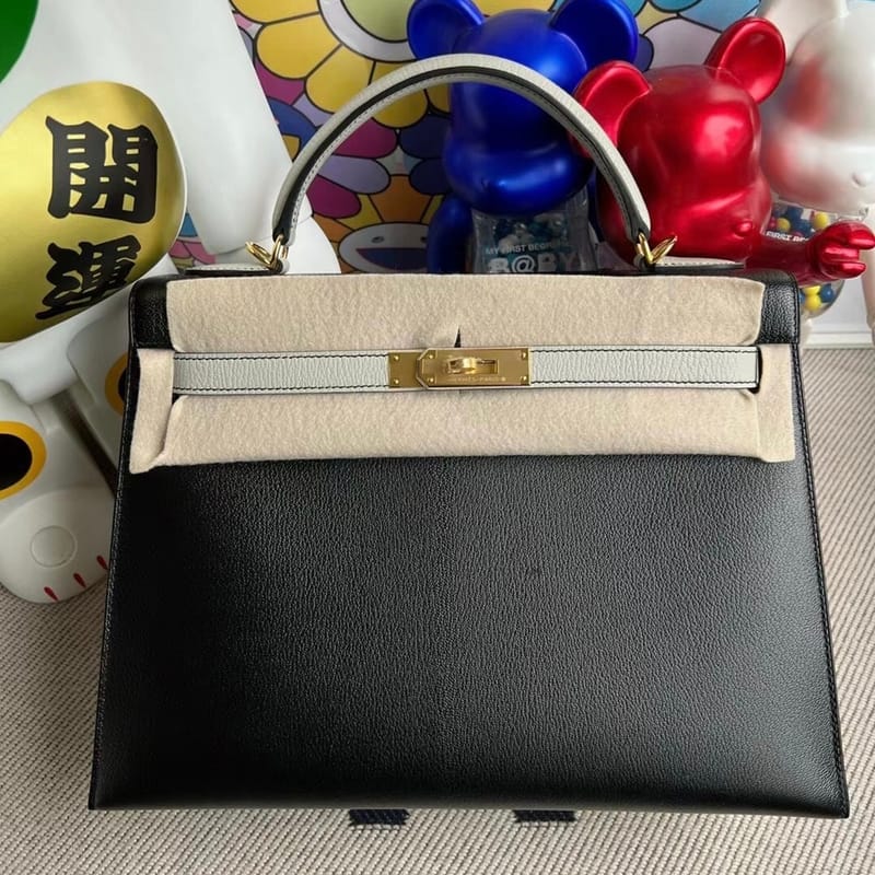 Hermes Kelly 32cm Togo CK37 Gold-8275