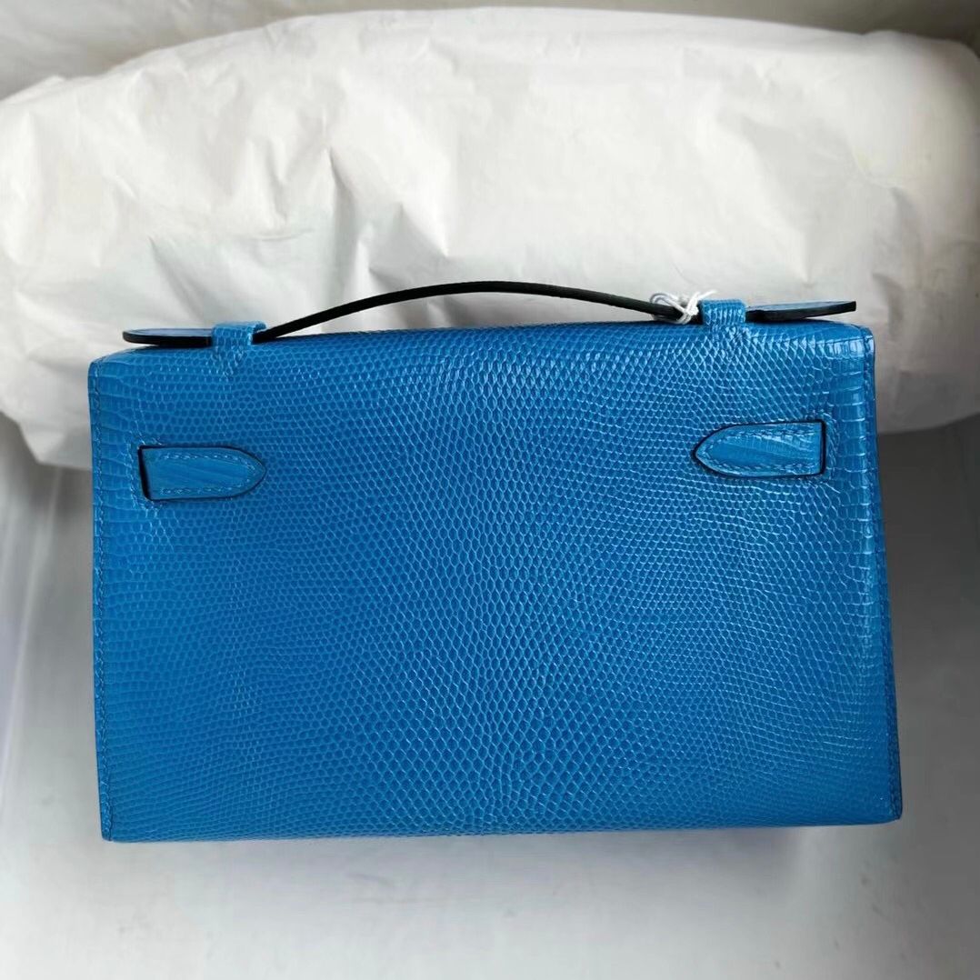 CK89 Noir Lizard Hermes MiniKelly Pochette 22cm-2120