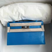 CK89 Noir Lizard Hermes MiniKelly Pochette 22cm-2120