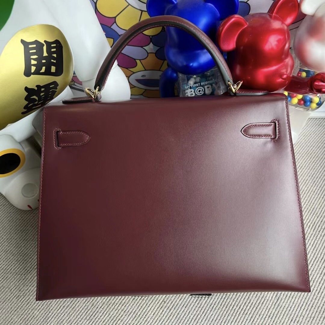 Hermes Kelly 32cm Box 55 Rouge H