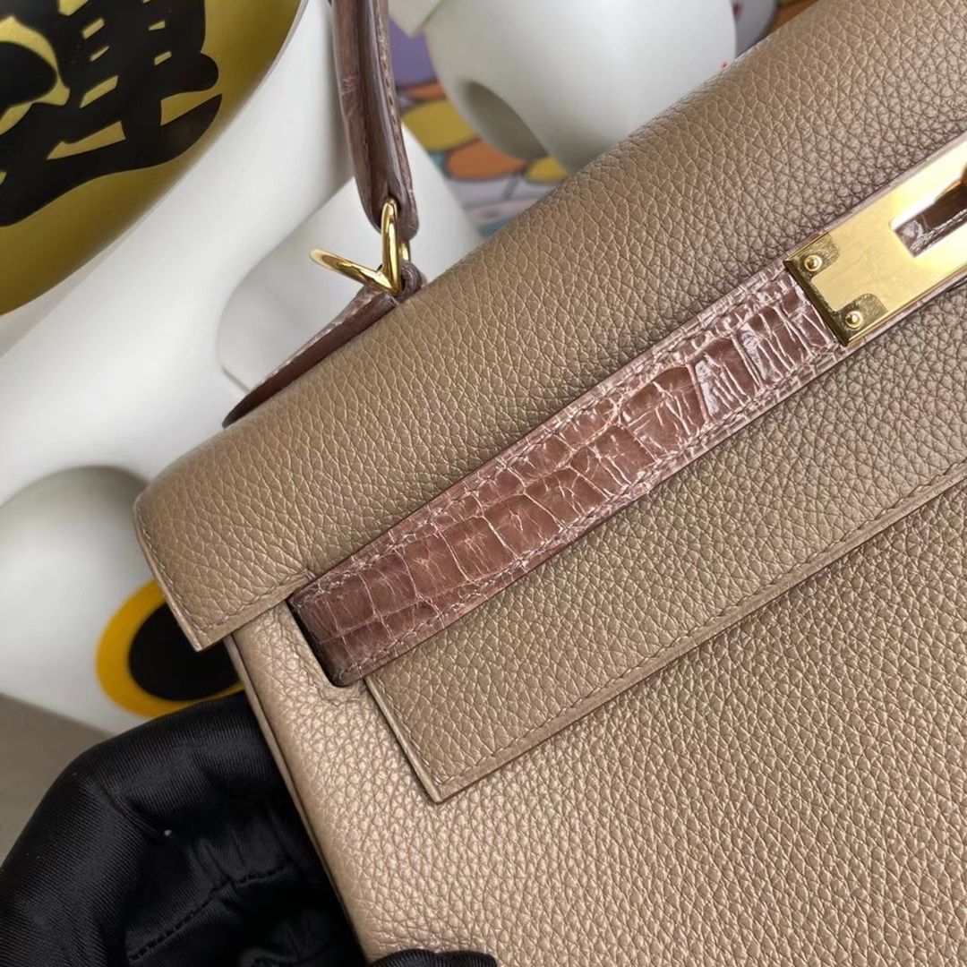 Hermes Kelly 32cm Togo CK37 Gold-8276