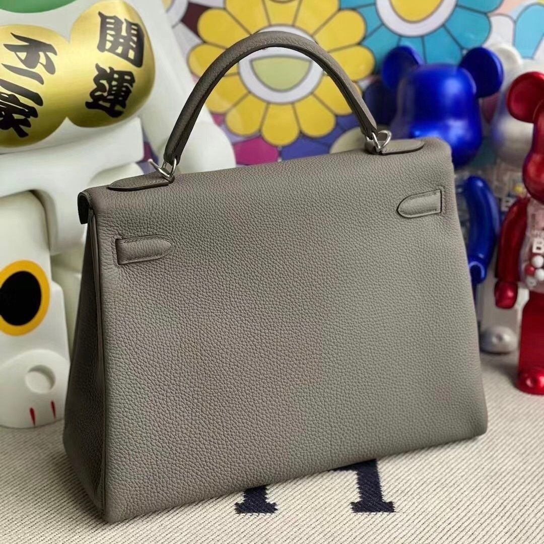 Hermes Kelly 32cm Togo CK37 Gold-8276-8279