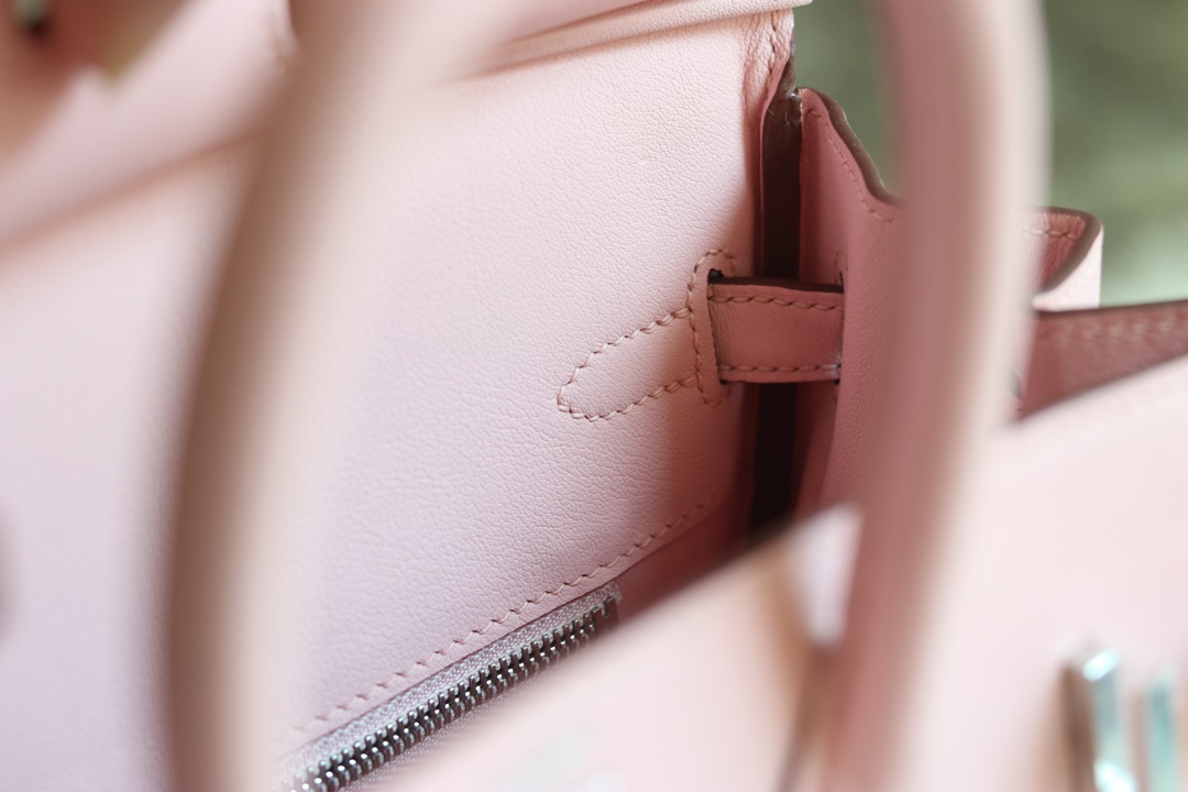 [ STOCK ] HERMES BIRKIN 30CM 3Q  Rose Sakura Swift Silver hardware