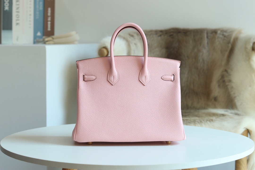 [ STOCK ] HERMES BIRKIN 30CM 3Q  Rose Sakura TOGO Silver hardware