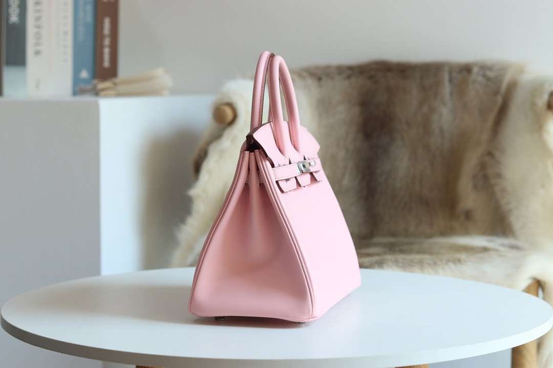 [ STOCK ] HERMES BIRKIN 30CM 3Q  Rose Sakura Swift Silver hardware