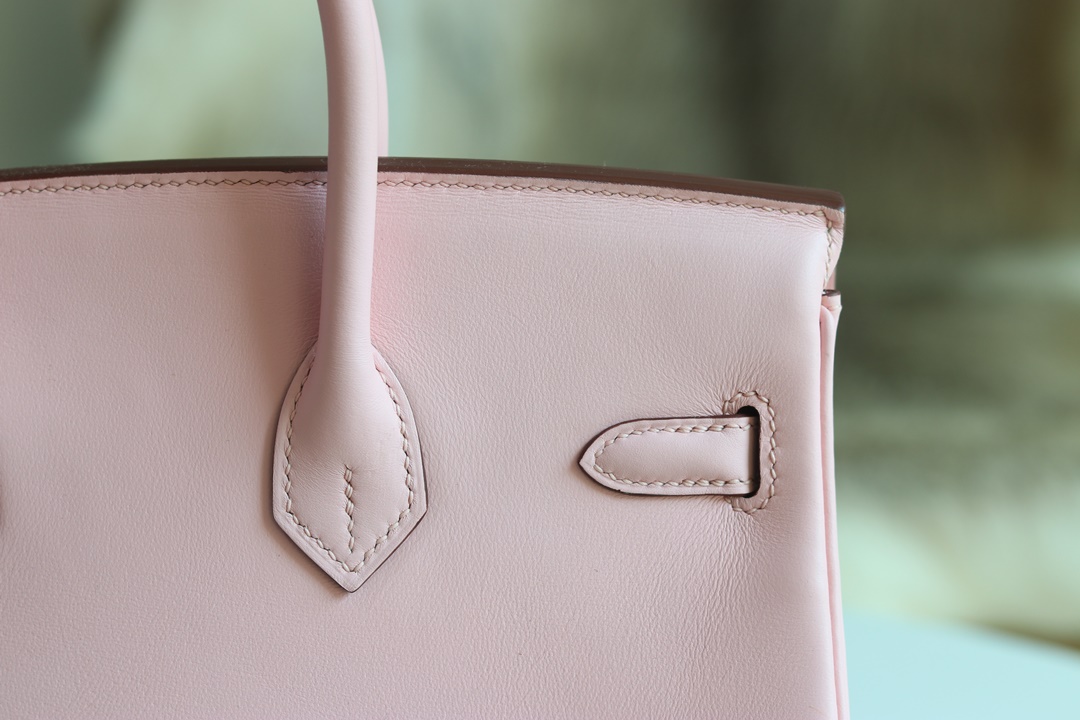 [ STOCK ] HERMES BIRKIN 30CM 3Q  Rose Sakura Swift Silver hardware