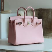 [ STOCK ] HERMES BIRKIN 30CM 3Q  Rose Sakura Eepsom Silver hardware-8844