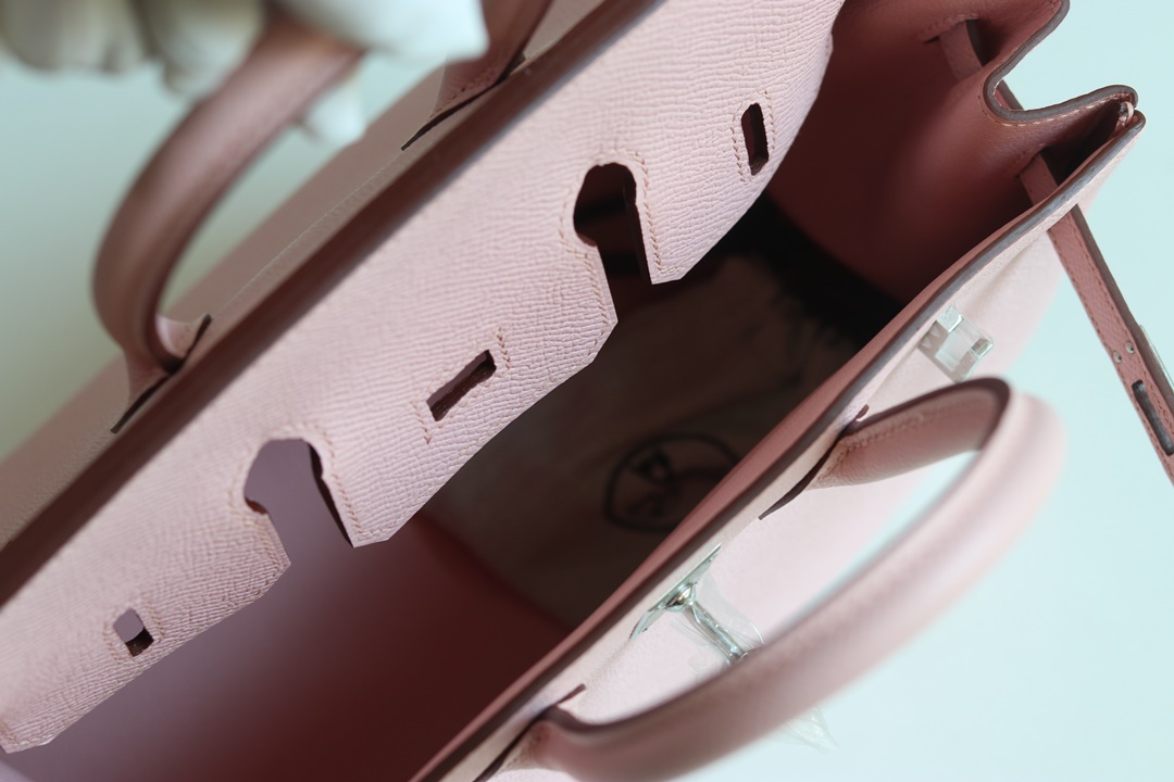 [ STOCK ] HERMES BIRKIN 30CM 3Q  Rose Sakura TOGO Silver hardware-8539