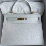 Hermes Kelly 28cm CK18 Etoupe Togo silver hardware-6856