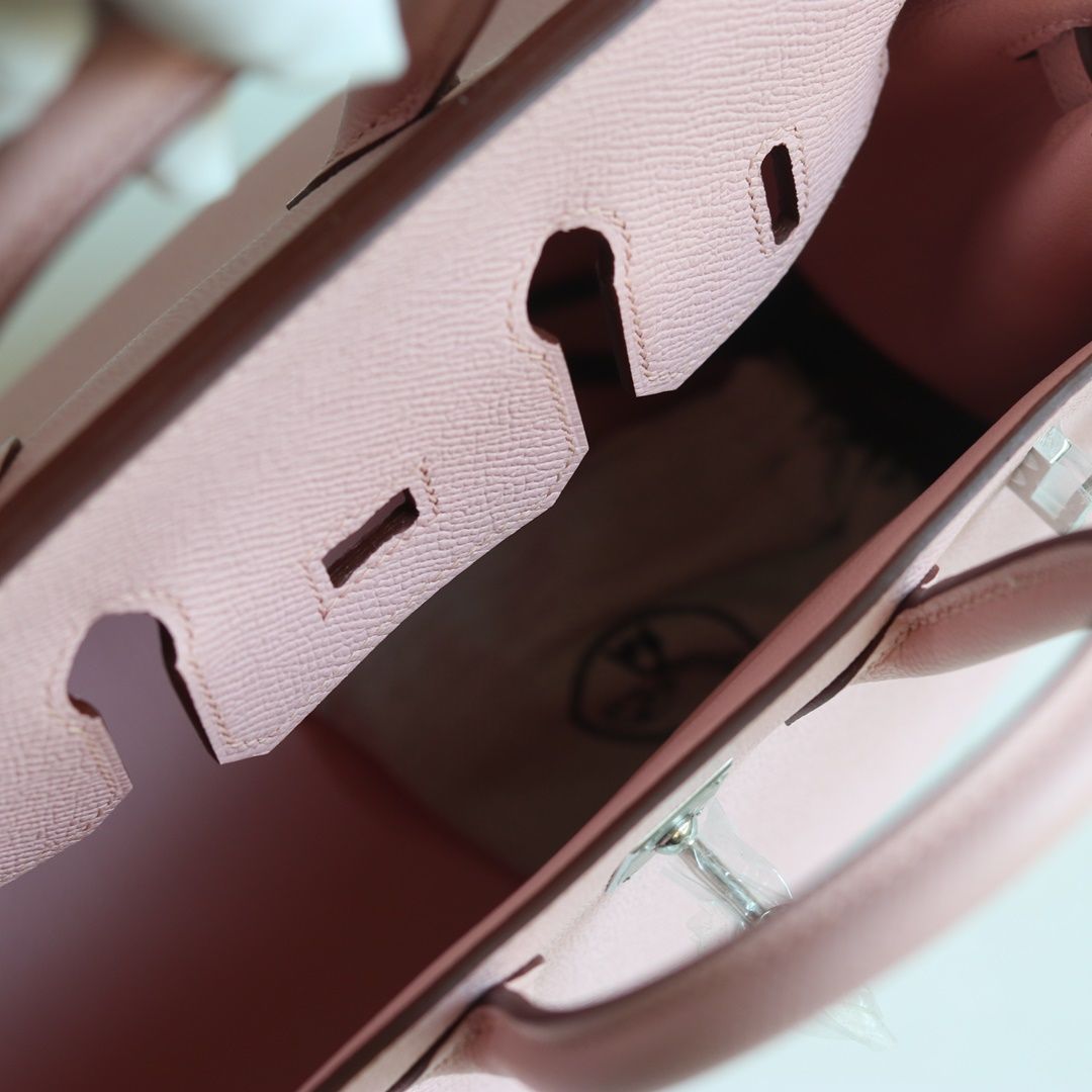 [ STOCK ] HERMES BIRKIN 30CM 3Q  Rose Sakura TOGO Silver hardware-8539